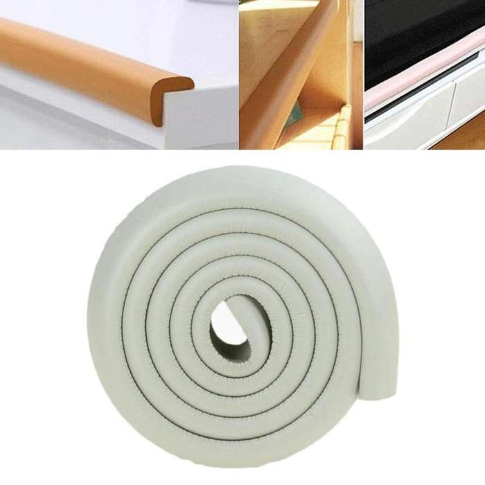 212cm Baby Edge Cushion Foam with Self-adhesive Tape(Grey)