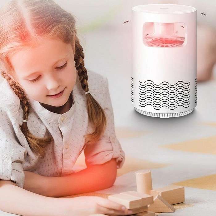 Household Mute Inhalation Photocatalyst USB Physical Mosquito Killer Small Q-White(USB Direct)