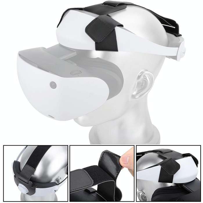 Hifylux PS-QF35 For PlayStation VR2 Decompression Headband Comfort Strap(Black)