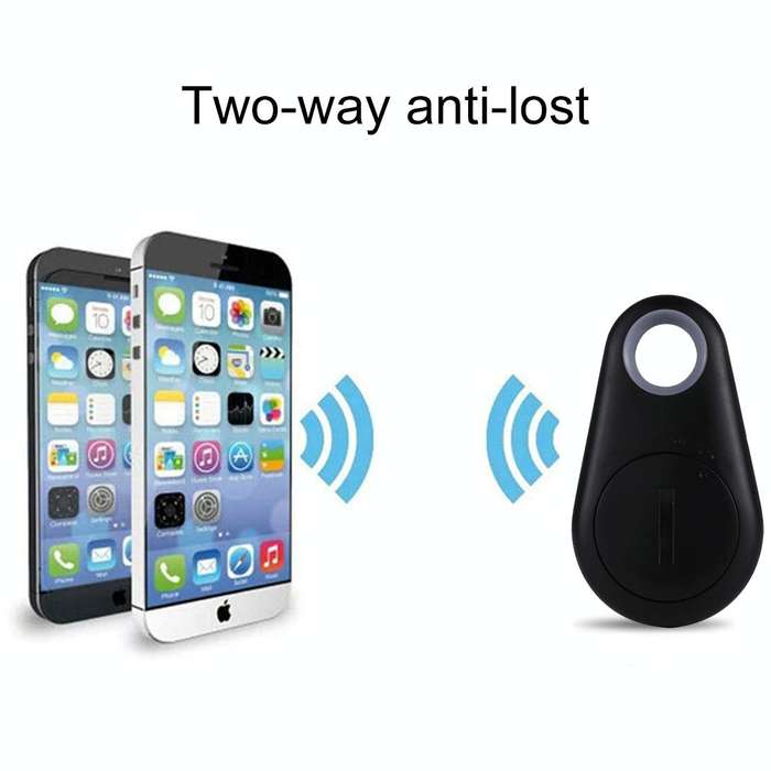 iTAG Smart Wireless Bluetooth V4.0 Tracker Finder Key Anti- lost Alarm Locator Tracker(Black)