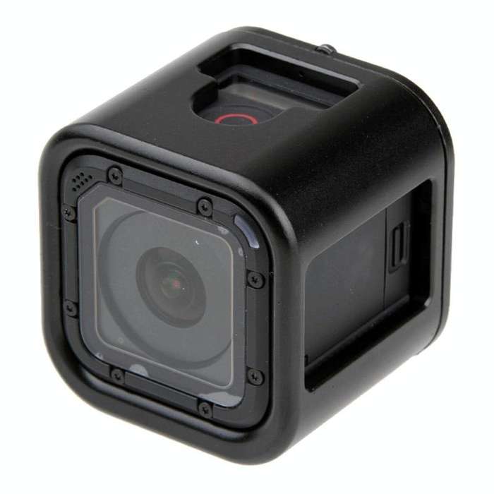 Housing Shell CNC Aluminum Alloy Protective Cage with Insurance Back Cover for GoPro HERO5 Sessio...
