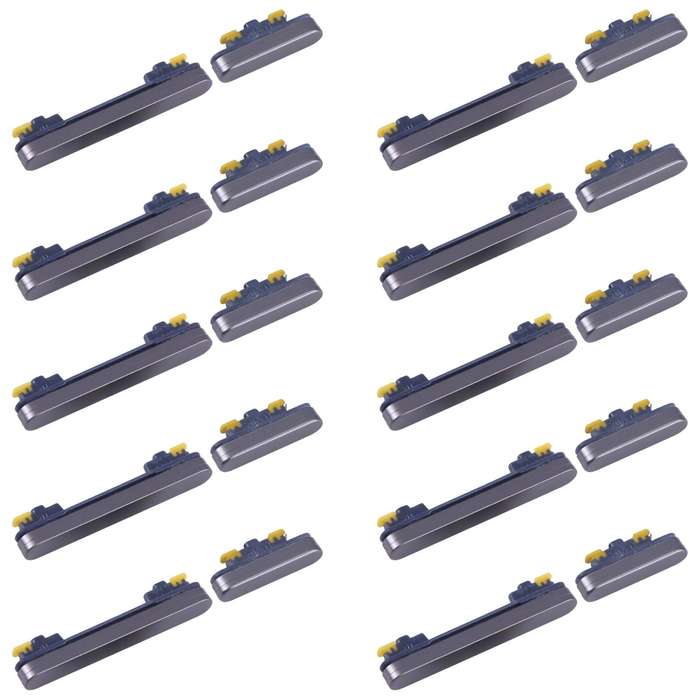 For Samsung Galaxy S23 FE SM-S711B 10pcs Original Power Button and Volume Control Button (Black)
