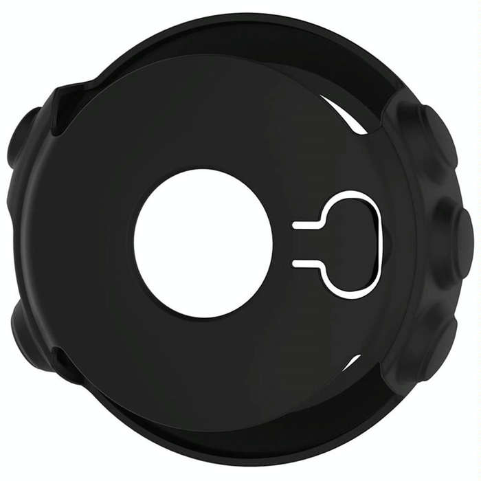 For Garmin Fenix 5X Solid Color Silicone Watch Protective Case(Black)