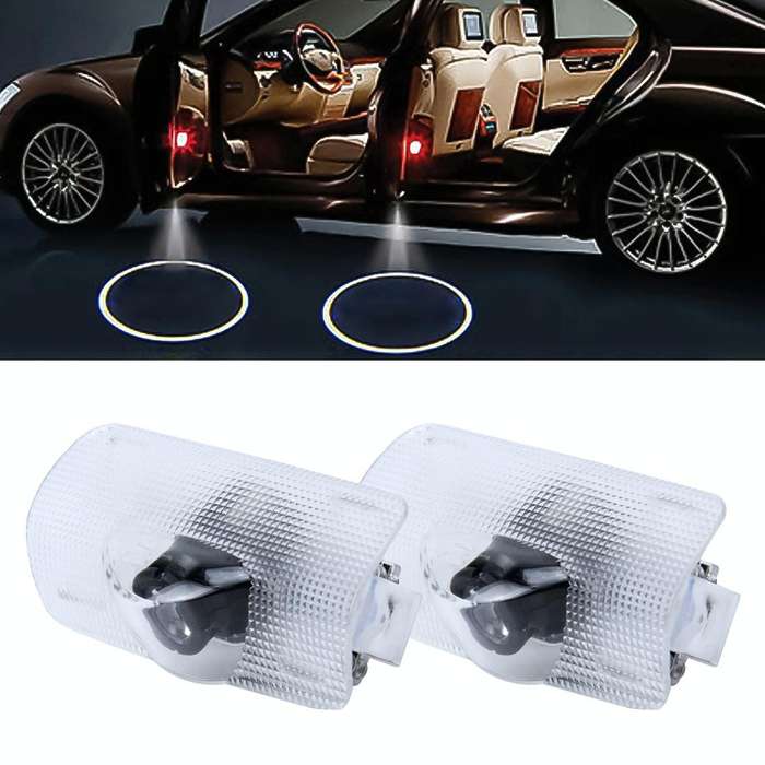 2 PCS LED Car Door Welcome Logo Light Car Brand 3D Shadow Light for Lexus LS 2007-2016