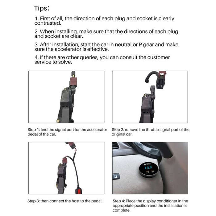 For Ford Ranger 2012-2019 TROS CK Car Potent Booster Electronic Throttle Controller