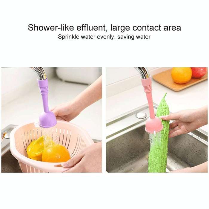 Kitchen Faucet Water-saving Shower(Short Blue)