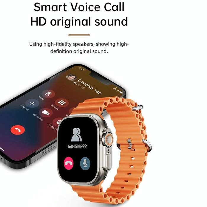 WS-E9 Ultra 2.2 inch IP67 Waterproof Silicone Band Smart Watch, Support Heart Rate / NFC(Black)