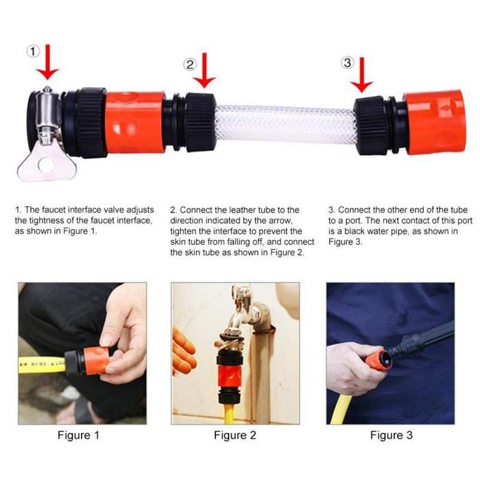 Car Cleaning Tools Chenille Automatic Rotating Car Wash Brush, Style: Single Water Brush