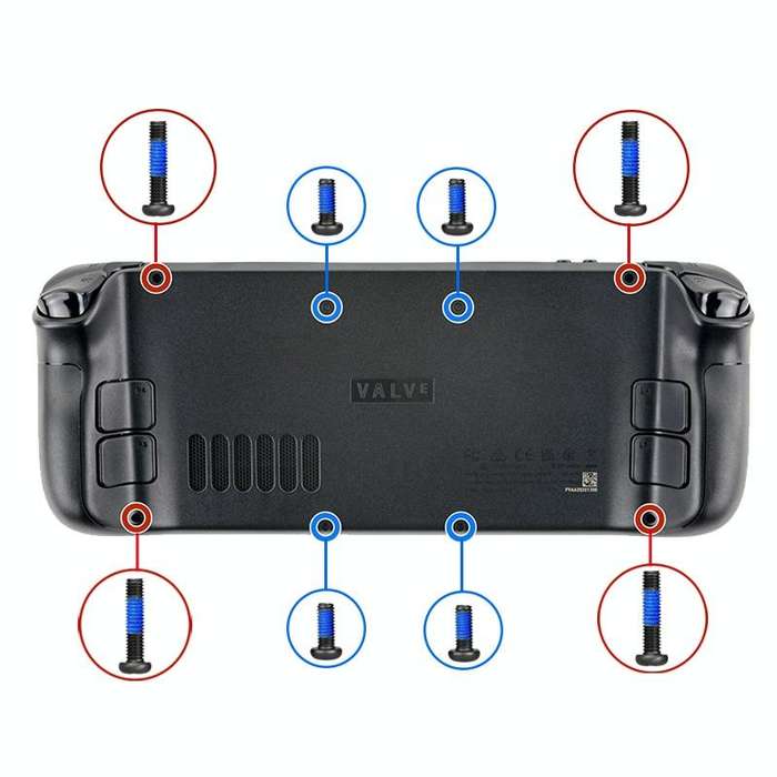 12 in 1 Steam Deck Abschirmung + Back Cover + Hard Disk Screw Set