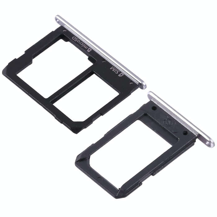 For Galaxy A5108 / A7108 2 SIM Card Tray + Micro SD Card Tray (Grey)