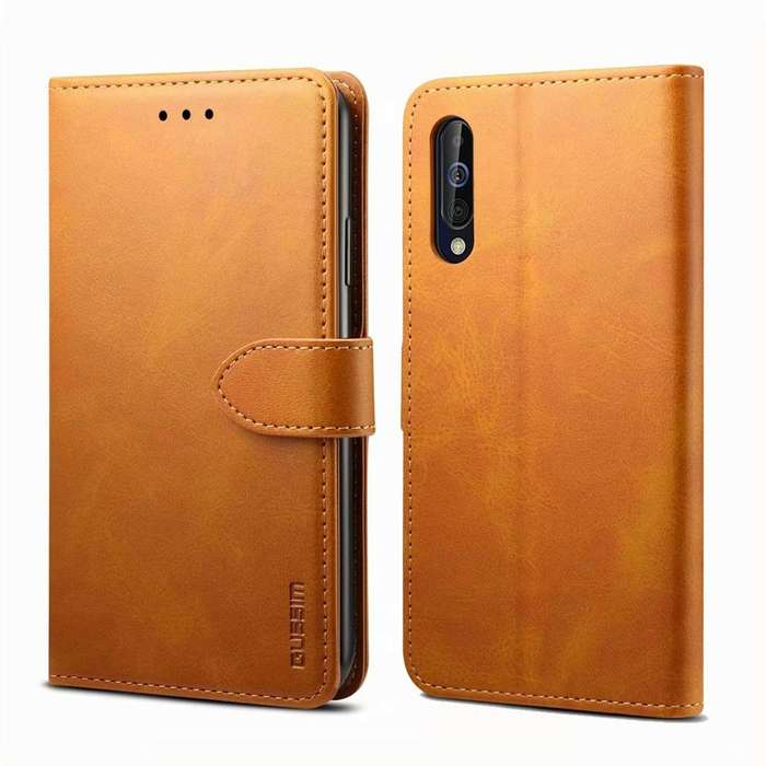 For Galaxy A10 / M10 GUSSIM Business Style Horizontal Flip Leather Case with Holder & Card Slots ...