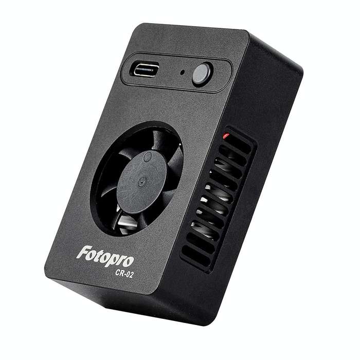 Fotopro CR-02 Camera Cooling Fan Cooler Heat Sink (Black)