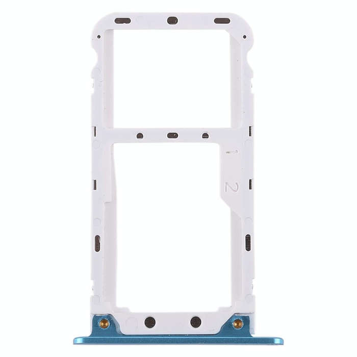 2 SIM Card Tray / Micro SD Card Tray for Xiaomi Redmi 5 Plus(Blue)