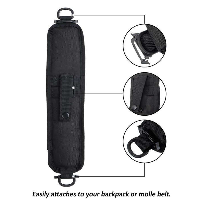 Outdoor Sports Backpack Shoulder Strap Phone Bag Sundry Kit, Size:One Size(Black)