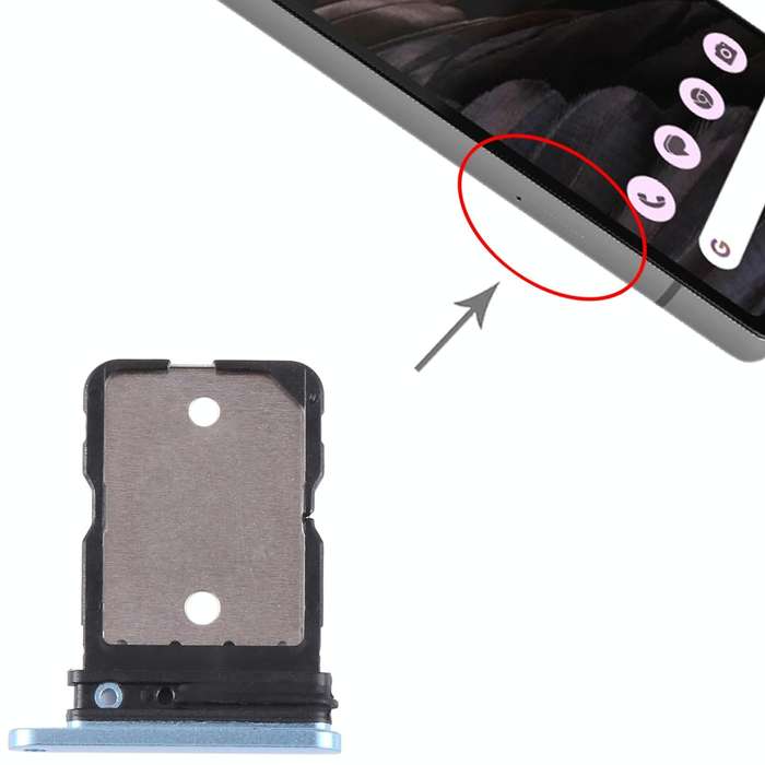 For Google Pixel 7A Original SIM Card Tray with SIM Pin (Blue)