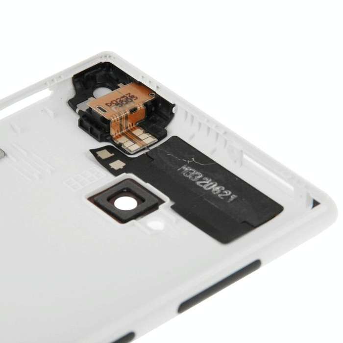 Smooth Surface Plastic Back Housing Cover  for Nokia Lumia 720(White)
