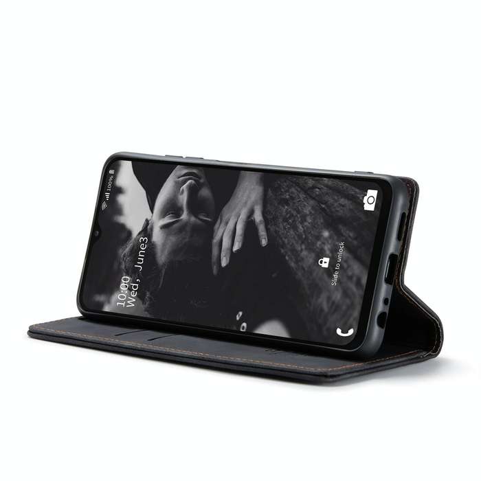 For Samsung Galaxy A23 CaseMe 013 Multifunctional Horizontal Flip Leather Phone Case(Black)