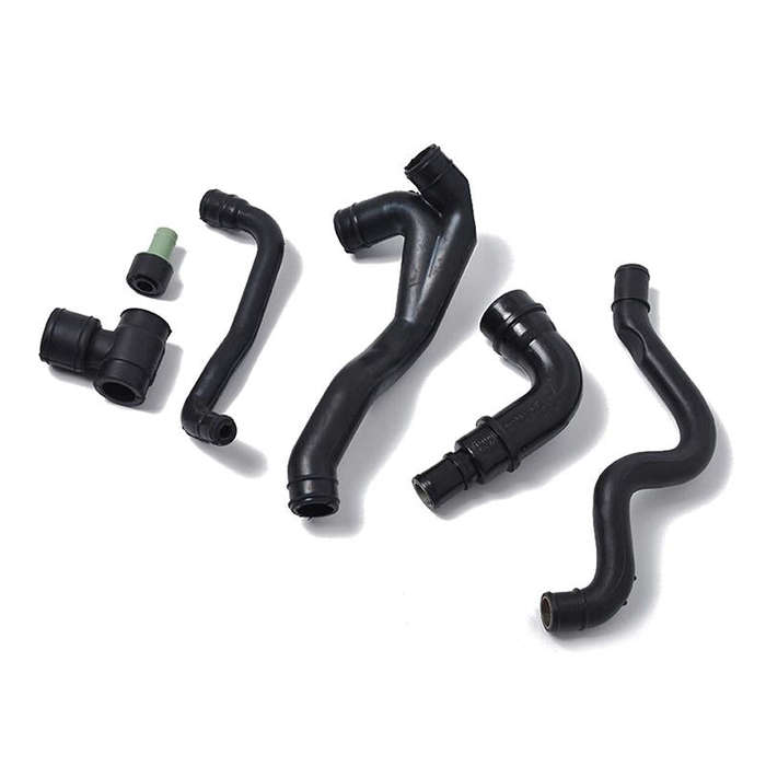 6 PCS Car Engine Crankcase Breather Pipe Hose Tube Kit 06A103213AF 06A103221AH 06A103221AF for Au...