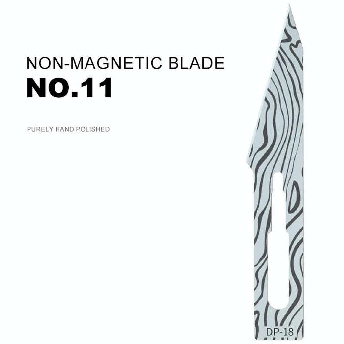 5pcs Mijing DP-18 Hand Polished Non-Magnetic NO.11 Blade