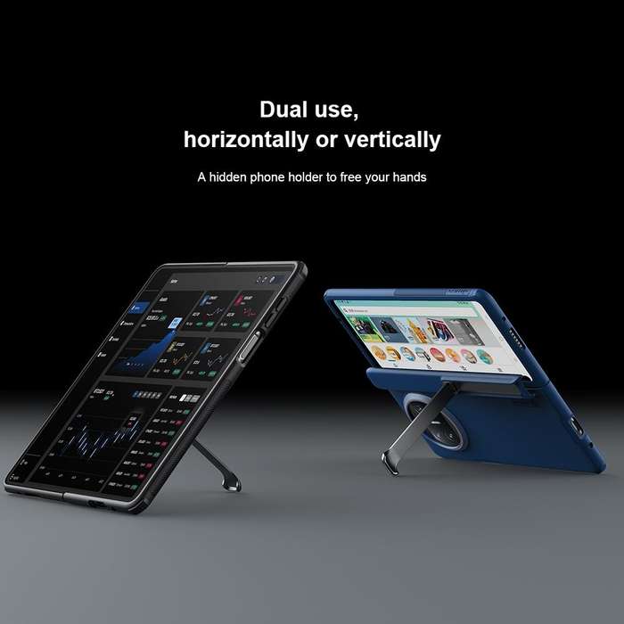 For Huawei Mate X3 NILLKIN Frosted Fold PC + TPU Phone Case(Black)