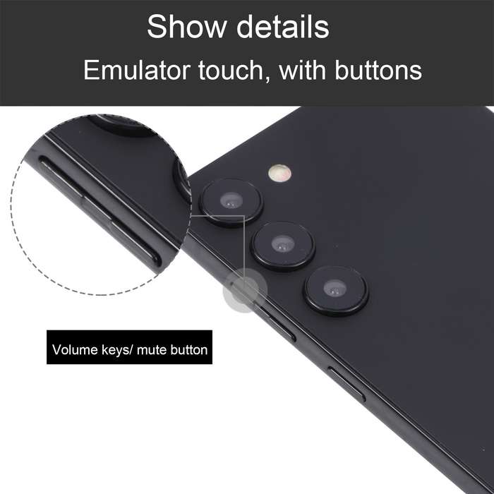 For Samsung Galaxy S23 5G Black Screen Non-Working Fake Dummy Display Model(Black)