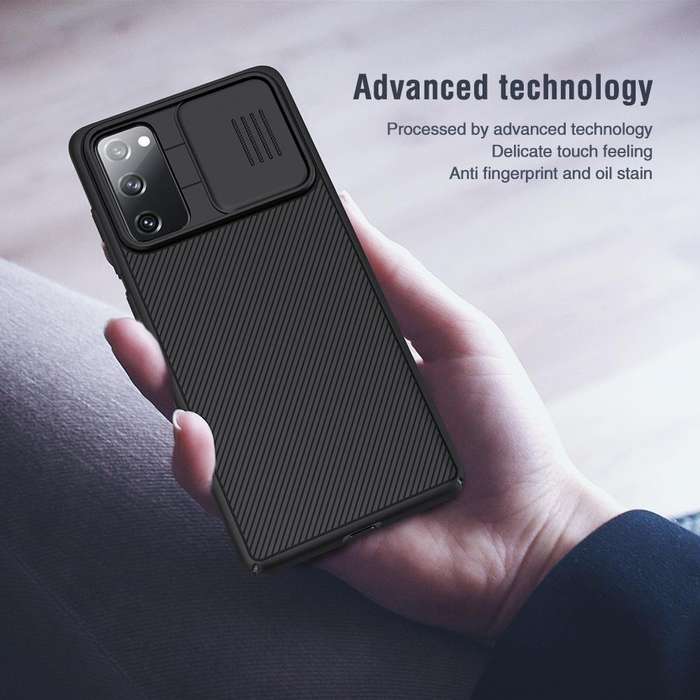 For Samsung Galaxy S20 FE NILLKIN Black Mirror Series PC Camshield Full Coverage Dust-proof Scrat...