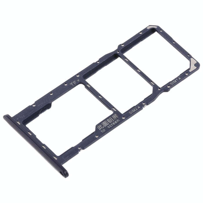 SIM Card Tray + Micro SD Card Tray for Huawei Honor 8C (Blue)