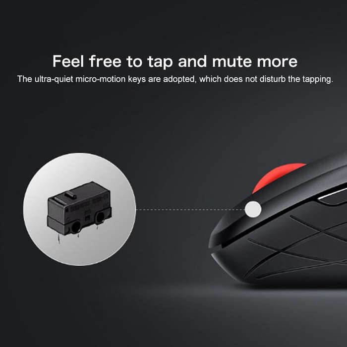 Lenovo ThinkLife Dual Mode Mute Wireless Bluetooth Mouse (Black)