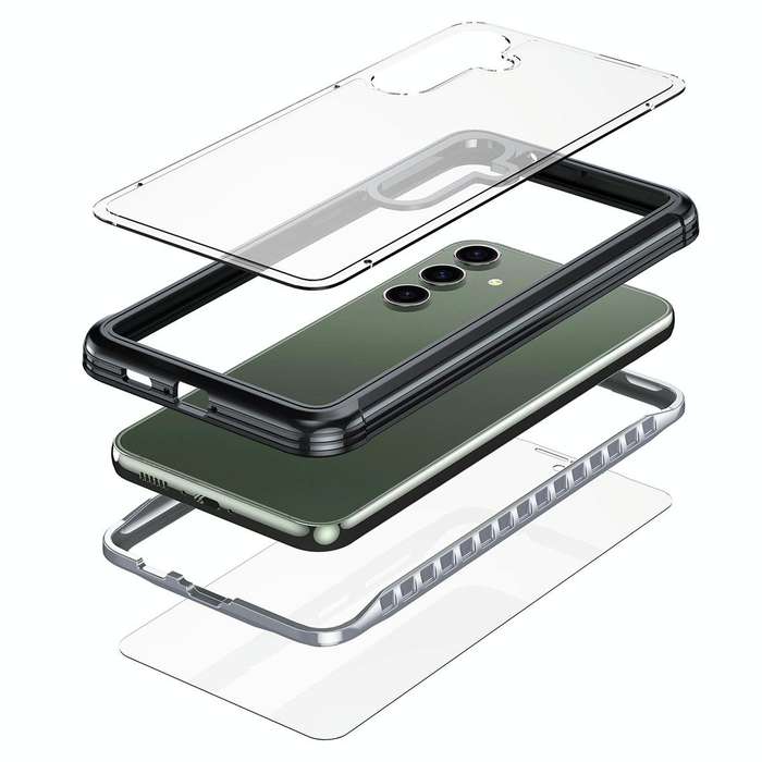 For Samsung Galaxy S23 FE 5G Life Waterproof Rugged Phone Case(Black)
