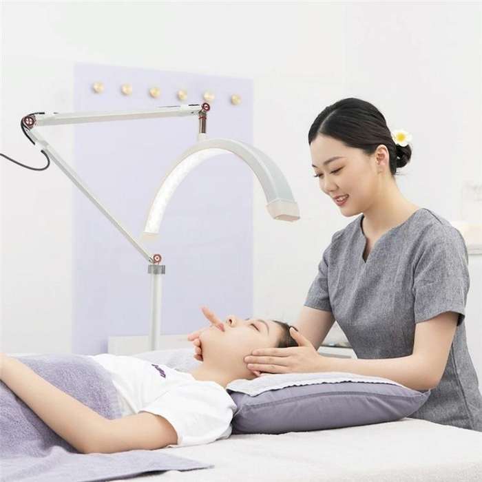 HD-M3X For Eyelash Extensions / Tattoo / Nail Art Lighting Lamp 16 inch Clip-on Half Moon Desk La...