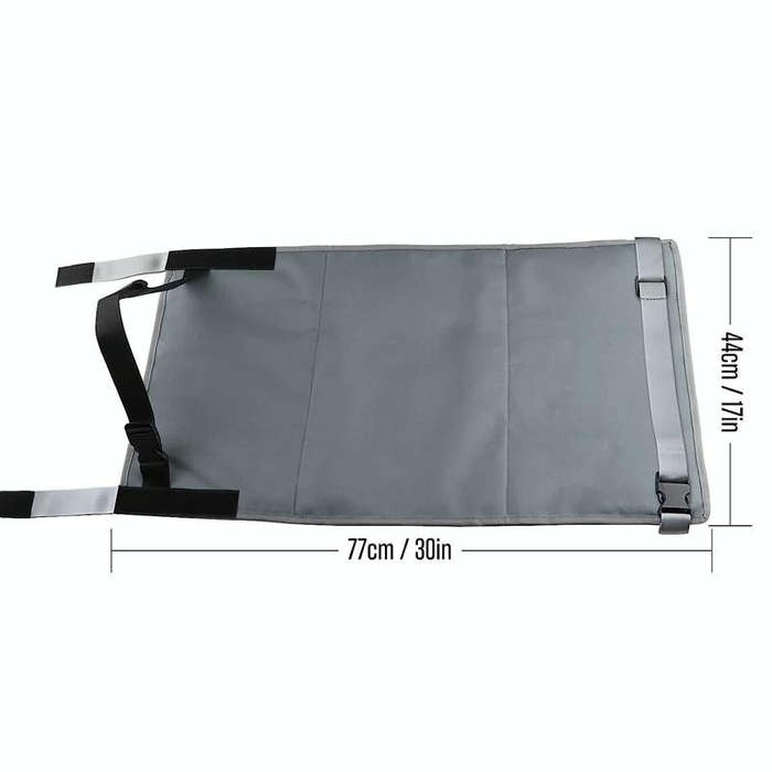 79 x 44cm Kids Airplane Seat Extender Portable Travel Seat Cushion(Blue)
