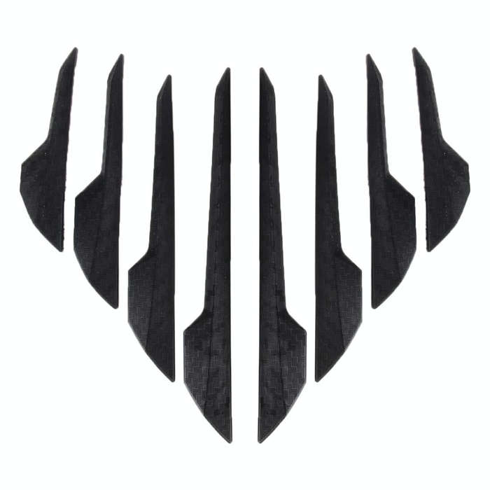 8 PCS Car Vehicle Door Side Guard Anti Crash Strip Exterior Avoid Bumps Collsion Impact Protector...