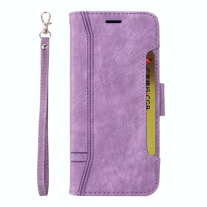 For vivo Y36 4G / 5G Global BETOPNICE Dual-side Buckle Leather Phone Case(Purple)
