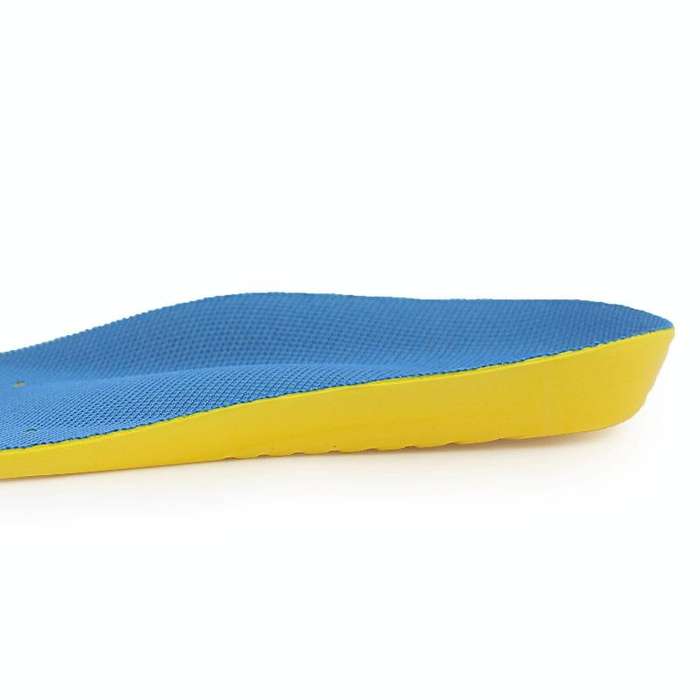 Shock Absorption Thickening Slow Rebound Soft and Comfortable Wicking Insole, Size:M(Black Backgr...