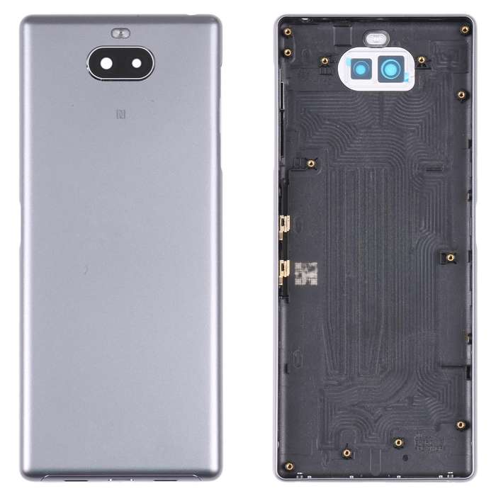 For Sony Xperia 10 Original Battery Back Cover(Silver)