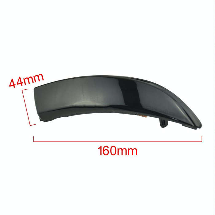 1 Pair For Ford Fiesta 2008-2017 Car Dynamic LED Turn Signal Light Rearview Mirror Flasher Water ...
