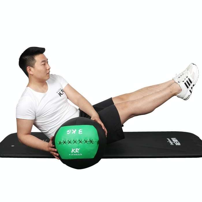 KR Balance Training Gravity Squash Soft Medicine Ball Fitness Sports Equipment without Filler, Ra...