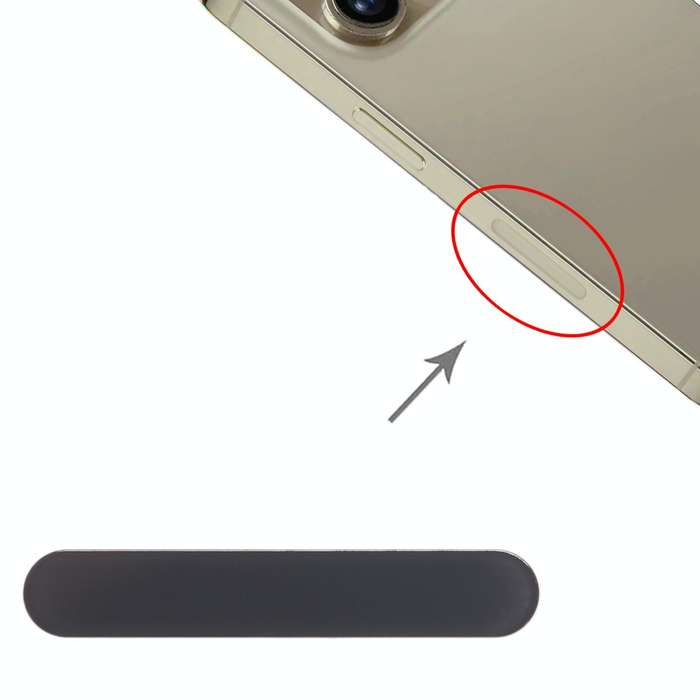 For iPhone 12 Pro / 12 Pro Max US Edition 5G Signal Antenna Glass Plate (Graphite Black)