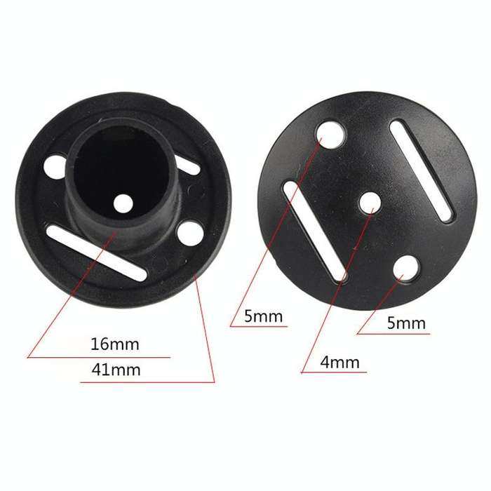 2 PCS Anti-puncture Plug Cap Alpenstock Support Bar Protective Case Anti-burst Tent Pole Plastic ...