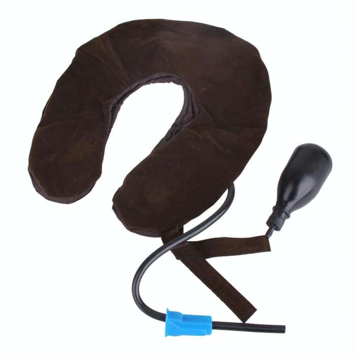 Inflatable Air Cervical Neck Traction Device Soft Head Back Shoulder Neck Ache Massager Headache ...