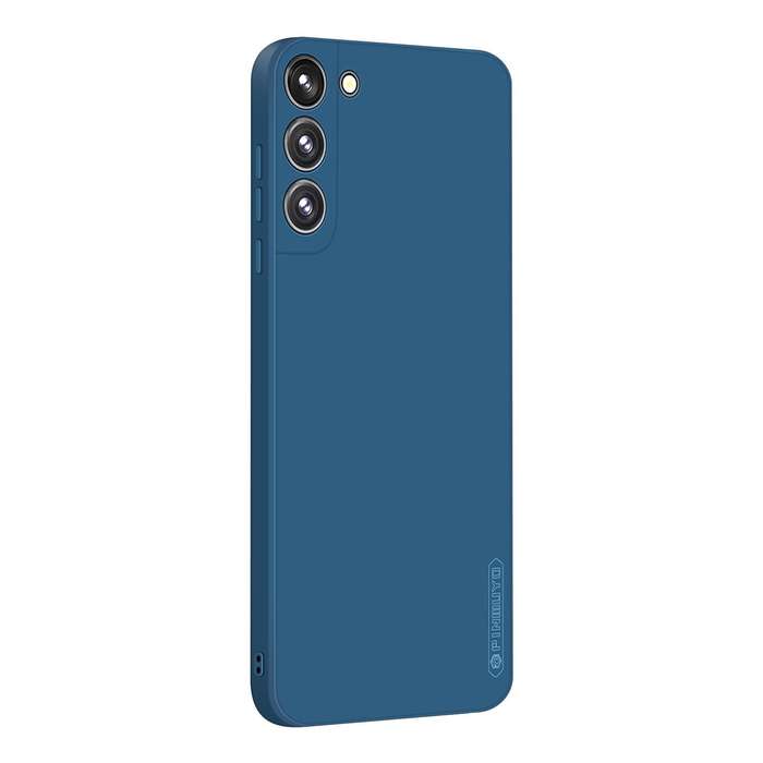 For Samsung Galaxy S22+ 5G PINWUYO Liquid Silicone TPU Phone Case(Blue)