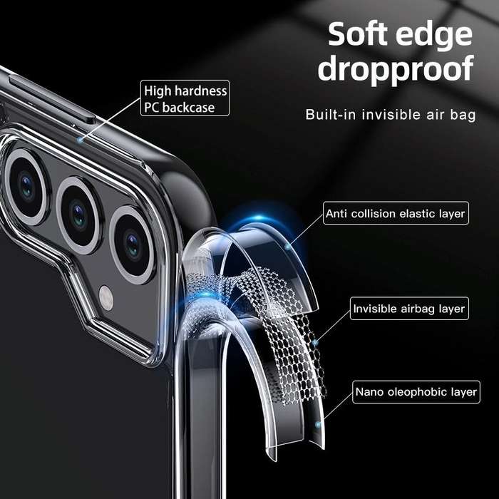 For Samsung Galaxy A24 4G Armor Clear TPU Hard PC Phone Case(Matte Black)