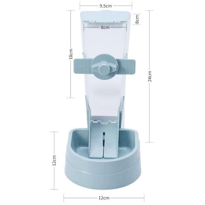 Pet Hanging Feeder Cat Automatic Drinker, Style: Feeder+Drinker(Pink)