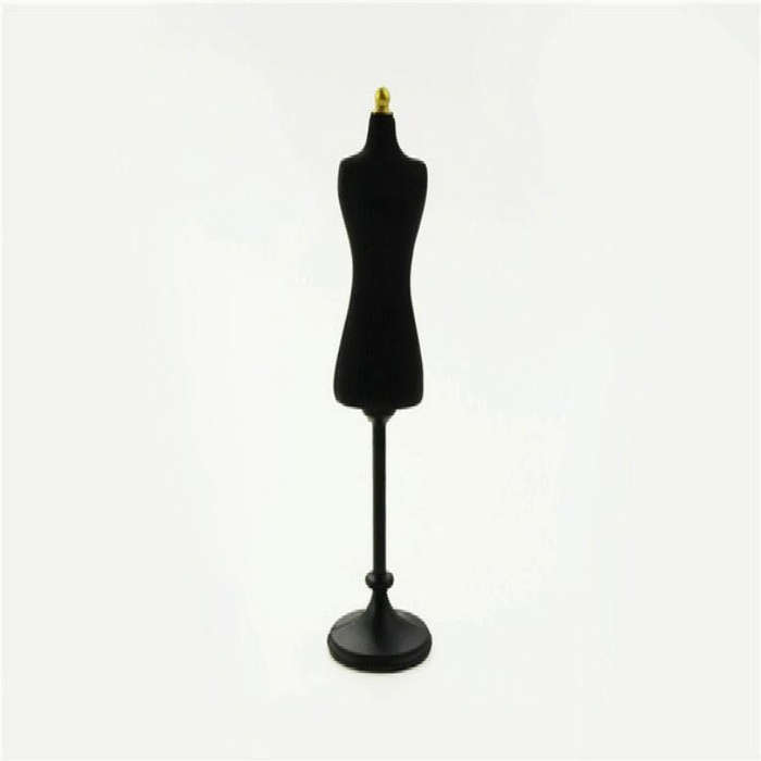 3 PCS 1:12 Doll House Accessories Scene Model Shooting Set Miniature Simulation Mannequin(Black)