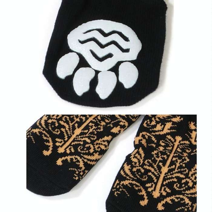 Pet Socks Cotton Anti-Scratch Breathable Foot Cover, Size: 3XL(Brown)