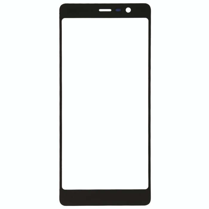 Front Screen Outer Glass Lens for Nokia 5.1 TA 1024 1027 1044 1053 1008 1030 1109(Black)