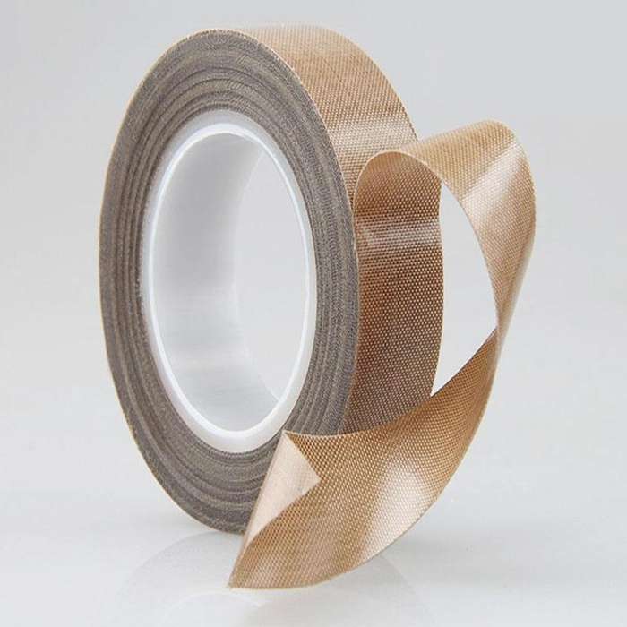 Teflon High Temperature Resistant Cloth Tape Sealing Machine Heat Insulation Tape, Size: 10m x 19mm