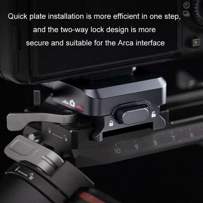 For DJI RS3 Mini/RS3 PGYTECH Quick Release Plate Gimbal Base(P-RH-167)
