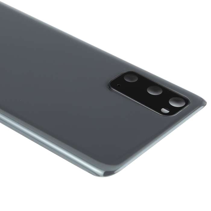 For Samsung Galaxy S20 Battery Back Cover with Camera Lens Cover (Grey)