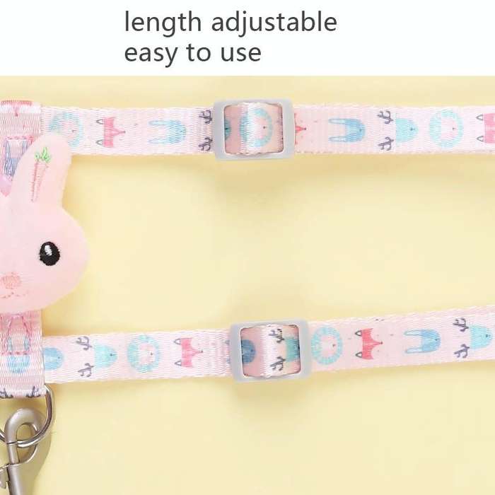 Rabbit Head Type Anti-breakaway Adjustable Cat Leash, Size: Small Suitable for Within 3kg(Green)